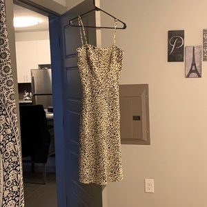 Lulu’s Leopard Midi dress (brand new)